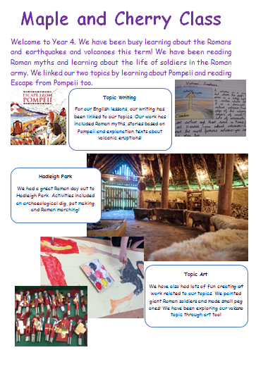 Year 4 Class Page Autumn 2016