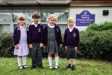 Foundation pupils in uniform